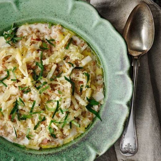 recipe image Cremet hvedekerne-otto med knoldselleri