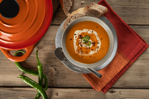 recipe image Appelsin og gulerodssuppe