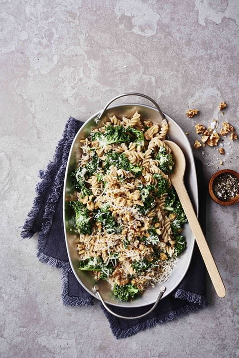 recipe image vegetarisk grønkålspasta