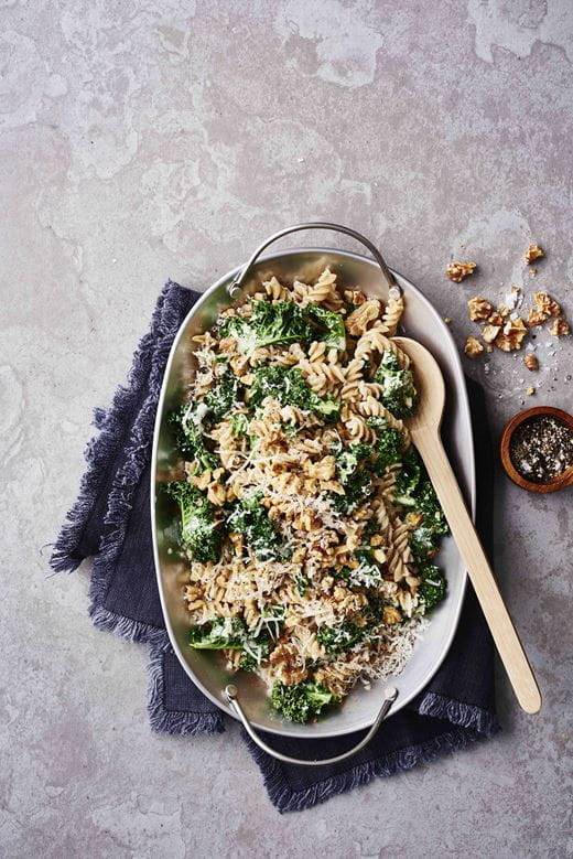 recipe image vegetarisk grønkålspasta