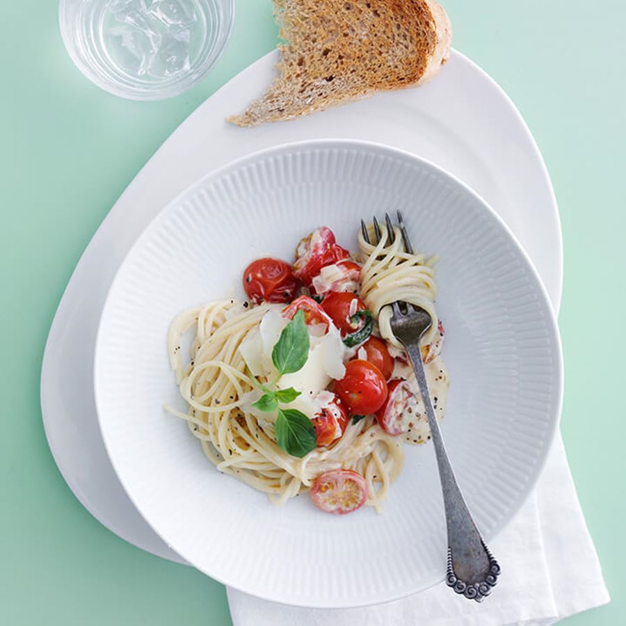 recipe image Spaghetti med cherrytomatsauce
