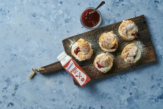 recipe image (Creme-)Fine Fastelavnsboller