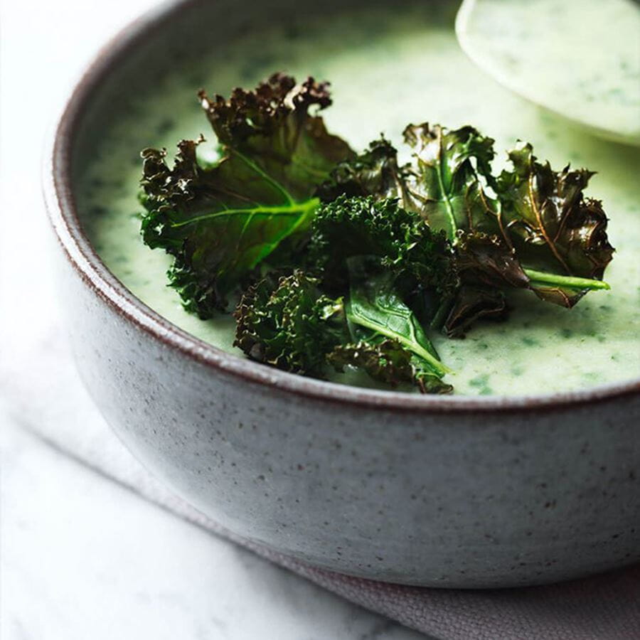 recipe image vegetarisk grønkåls- og kartoffelsuppe