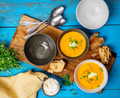 recipe image Gulerodssuppe med ingefær