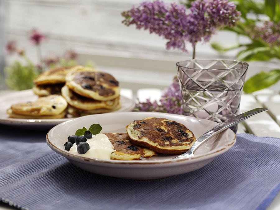 recipe image Pandekager med blåbær