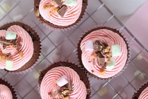 recipe image Rocky Road Cupcakes