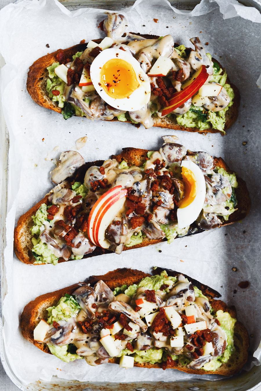 recipe image Svampetoast med avocado